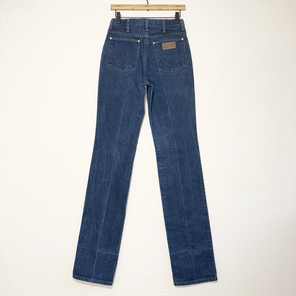 Wrangler 936DEN Jeans Mens 28x38 Vintage Made In USA Western Rodeo 100% Cotton - Picture 2 of 7